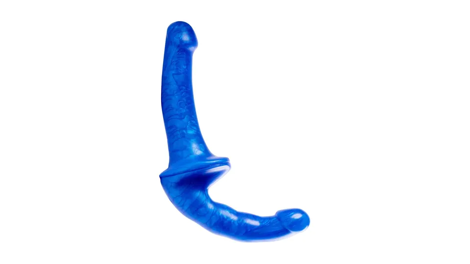 Comparatif godes: Vixen Creations Nexus Junior bleu, gode à double extrémité