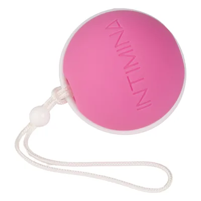 Comparatif des boules de geisha : Intimina Laselle boule de Kegel 38 g sur fond blanc