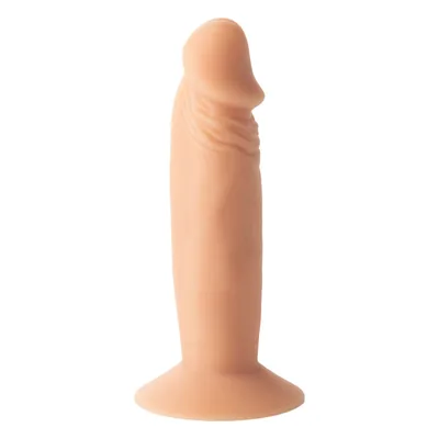 Comparatif des godes : Willie City Luxe gode ventouse réaliste 18 cm sur fond blanc